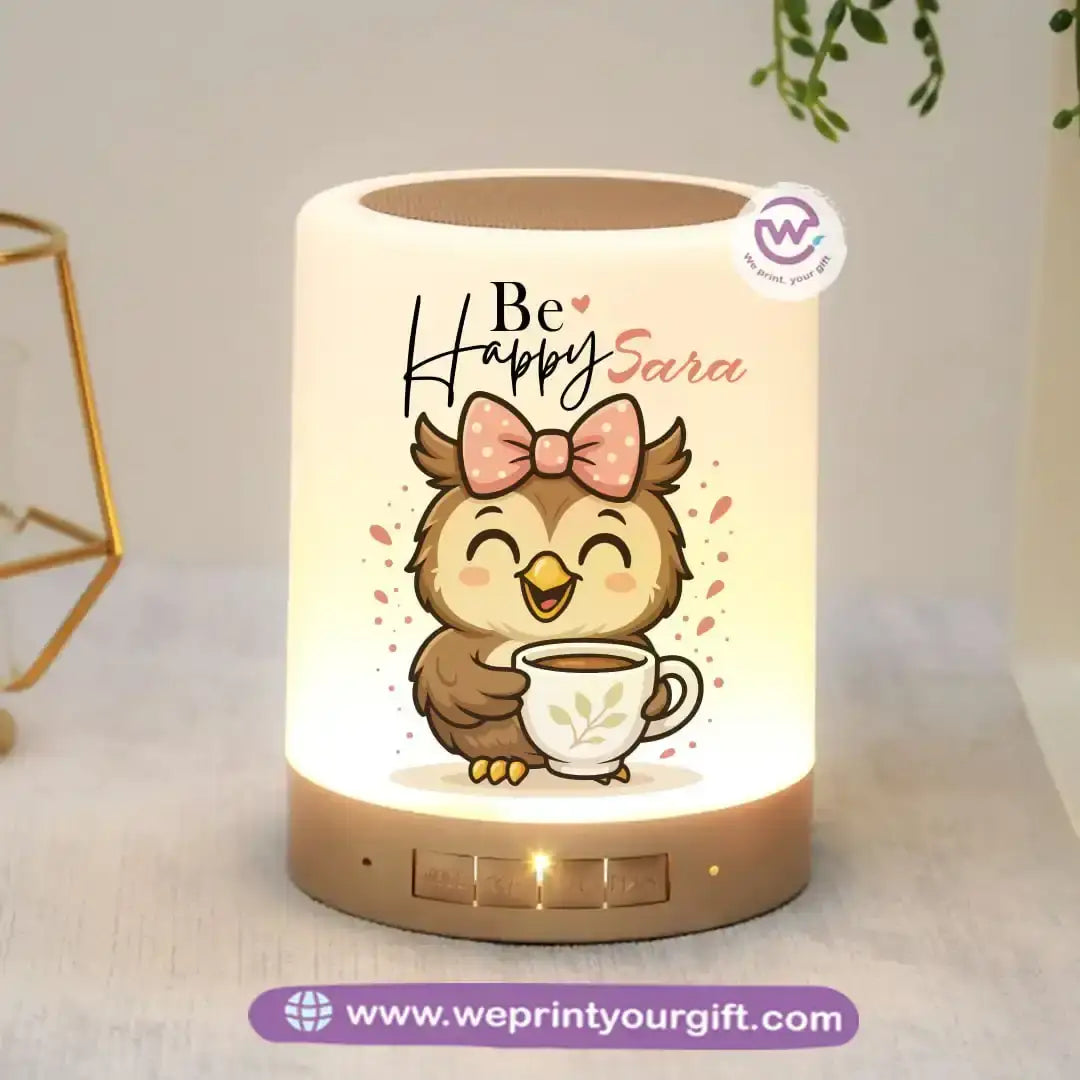 Portable Speaker and Lamp- Owl - WE PRINT