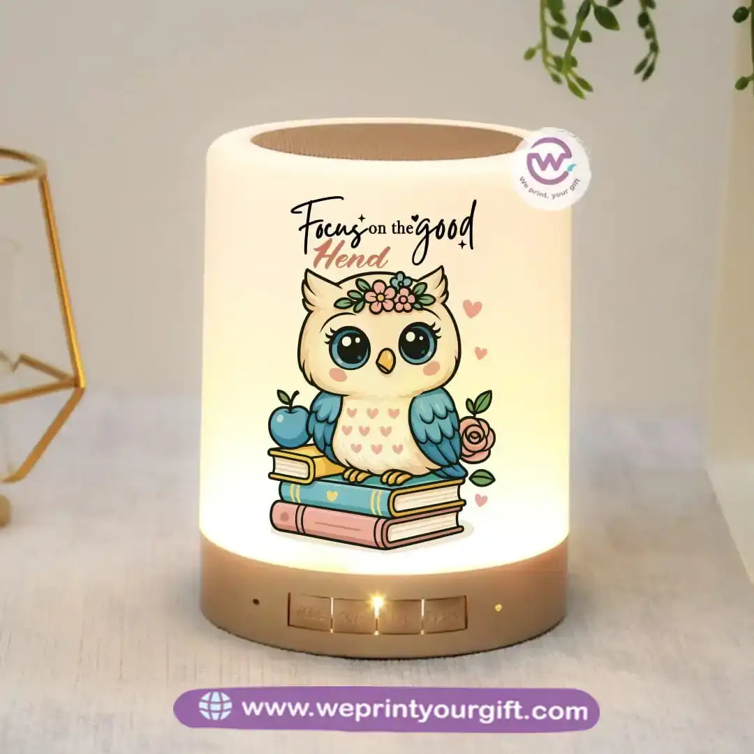 Portable Speaker and Lamp- Owl - WE PRINT