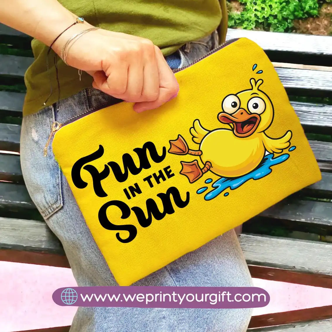 custom makeup clutch- Summer