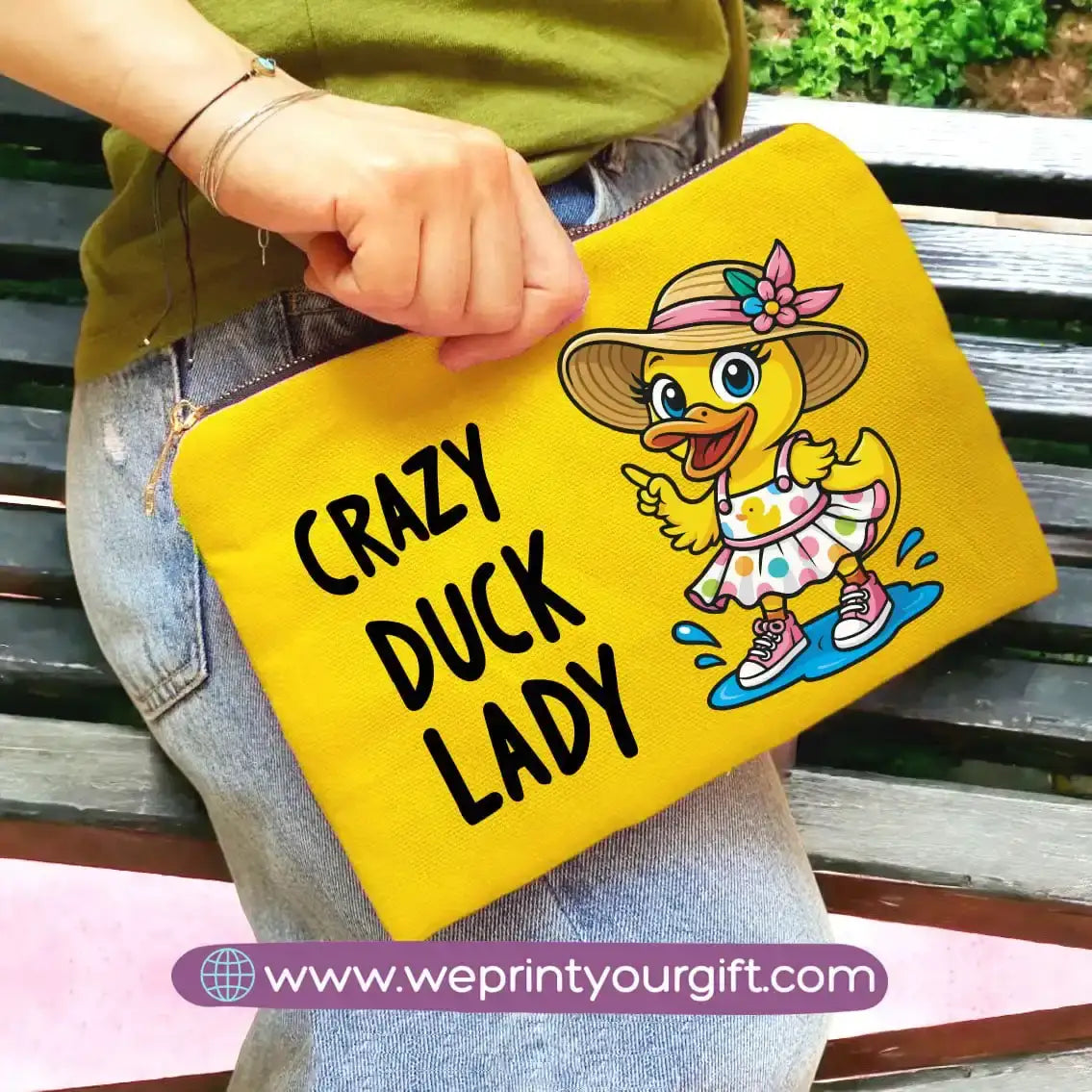 custom makeup clutch- Summer - WE PRINT