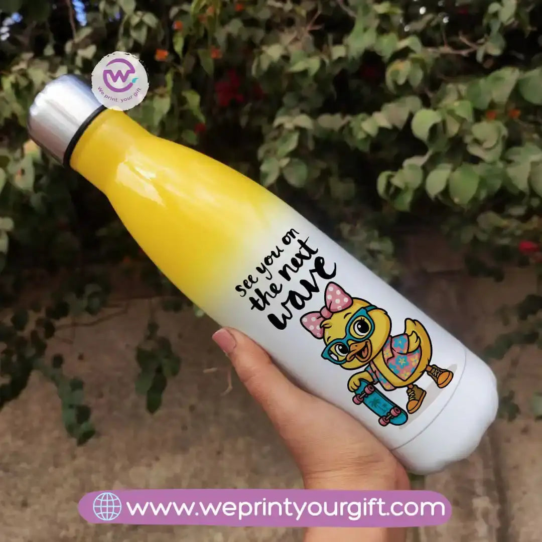 Stainless steel water bottle- Mixed color- Summer - WE PRINT