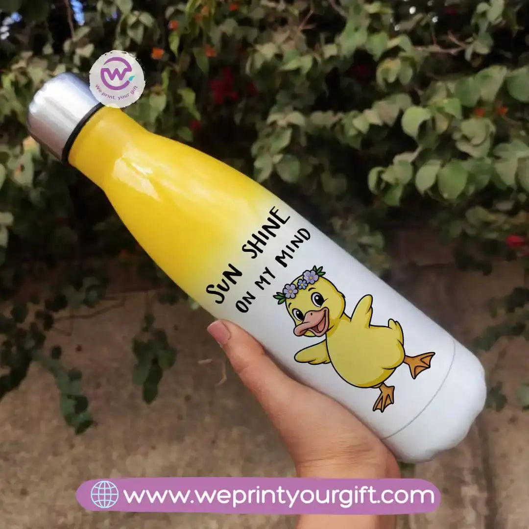 Stainless steel water bottle- Mixed color- Summer - WE PRINT