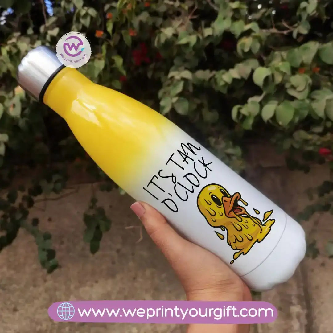 Stainless steel water bottle- Mixed color- Summer - WE PRINT