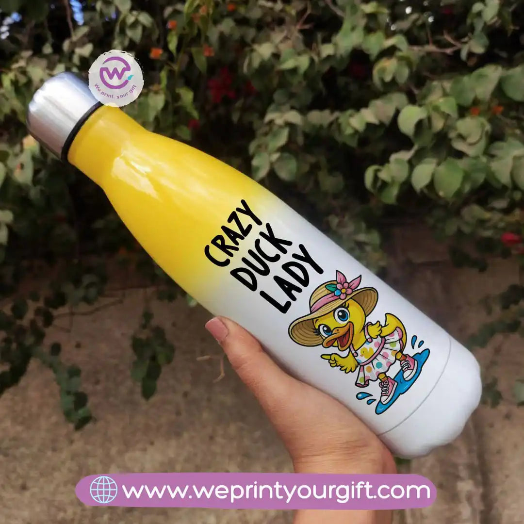 Stainless steel water bottle- Mixed color- Summer