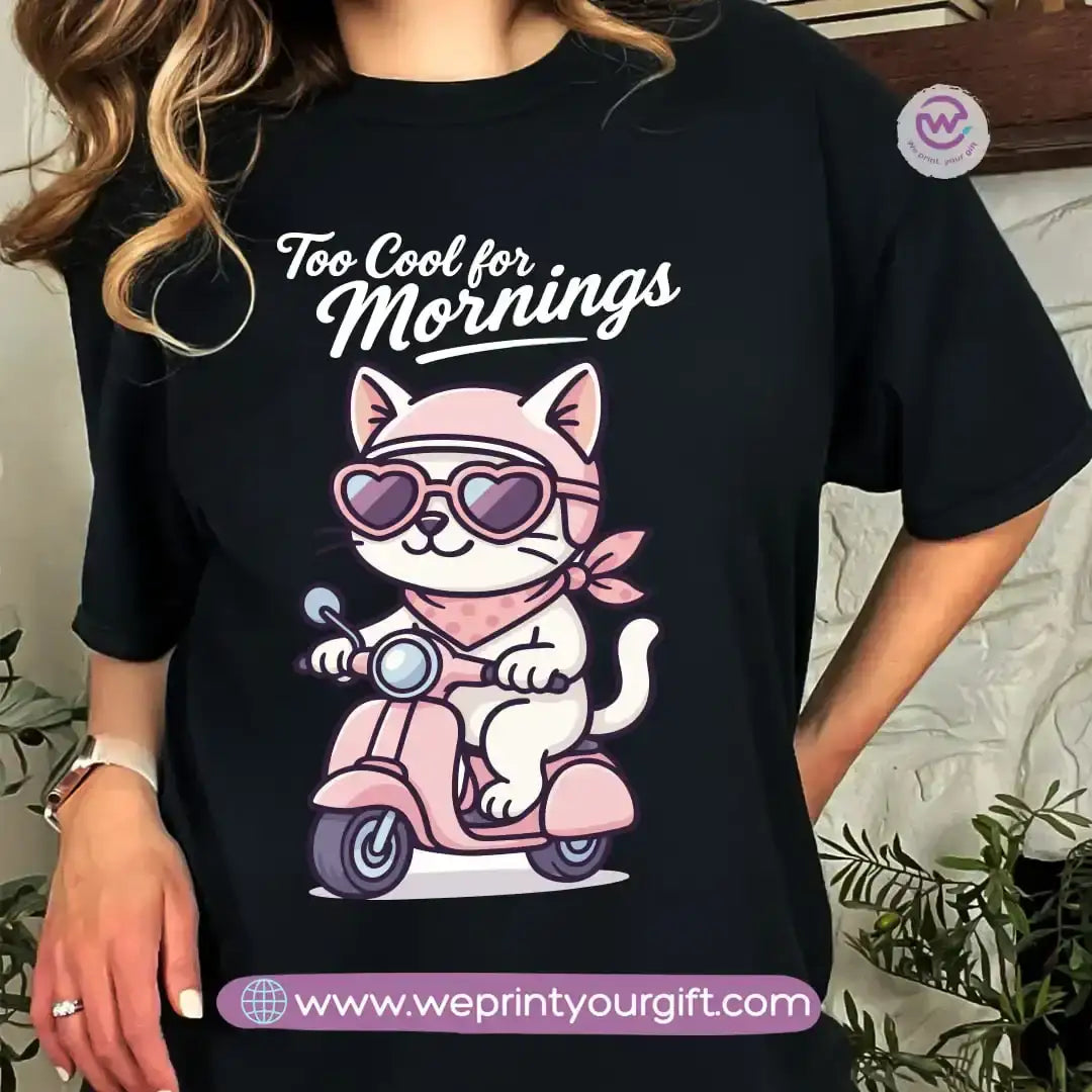 Printed T-shirt-Summer-Cats - WE PRINT