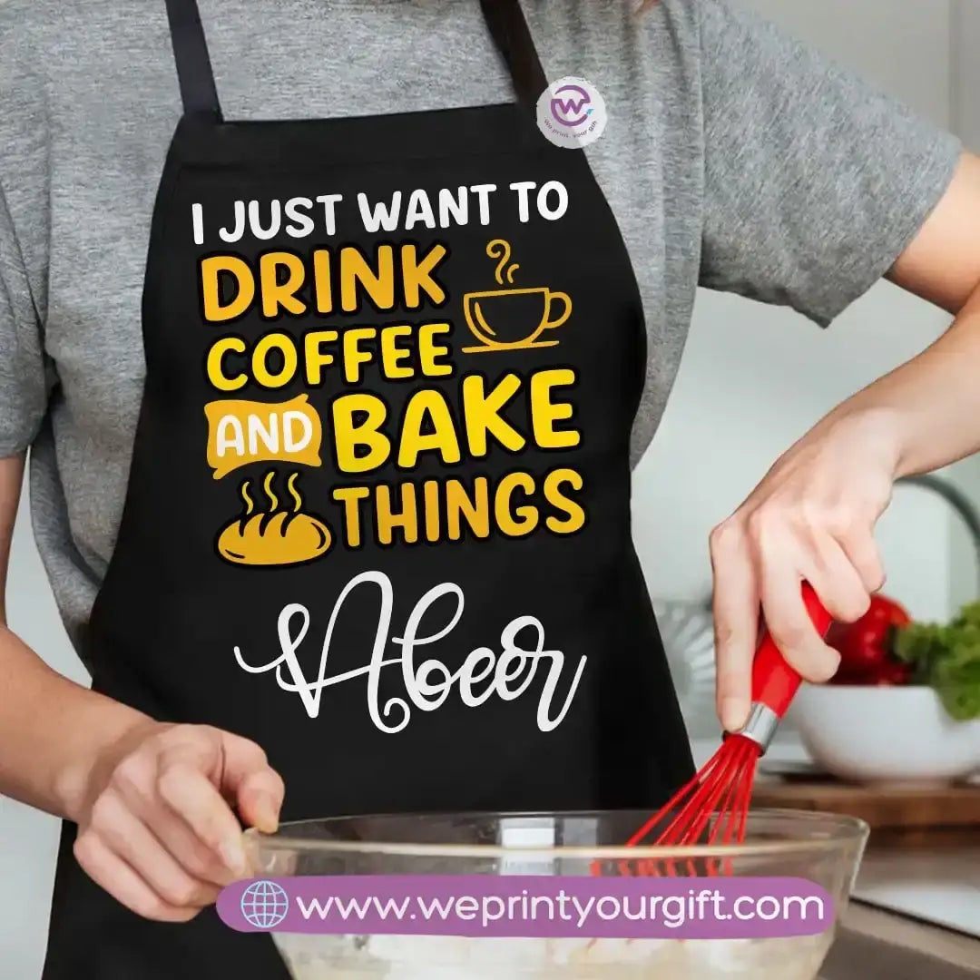 Personalized apron- Names - WE PRINT