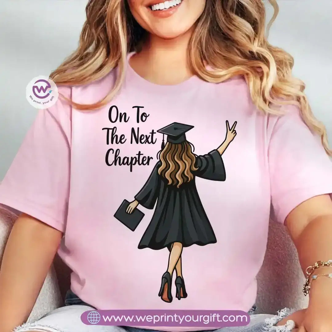 Graduation T-shirt- Pink - WE PRINT