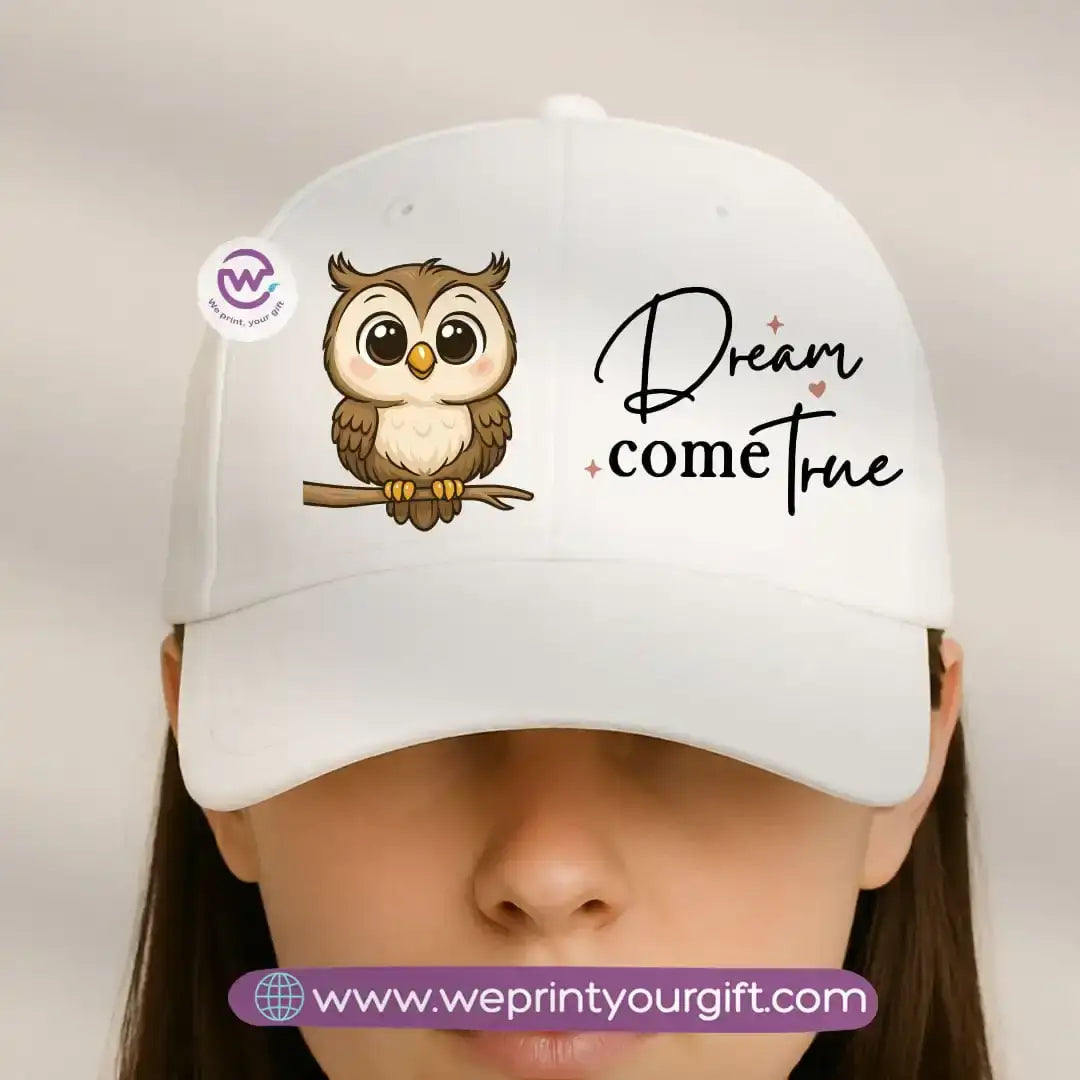 Personalized summer cap- Owl - WE PRINT