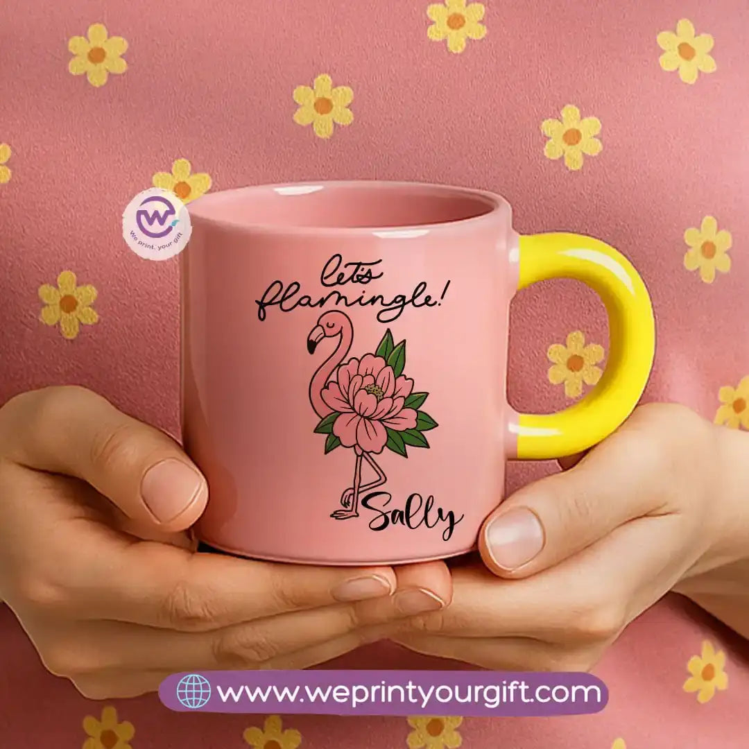 Round handle mug- Unicorn - WE PRINT