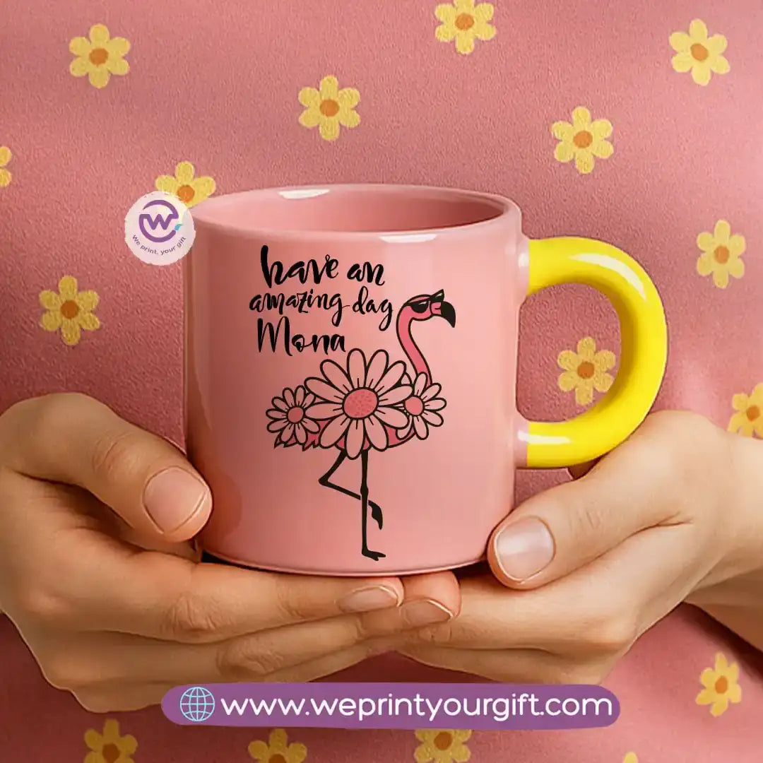 Round handle mug- Unicorn - WE PRINT