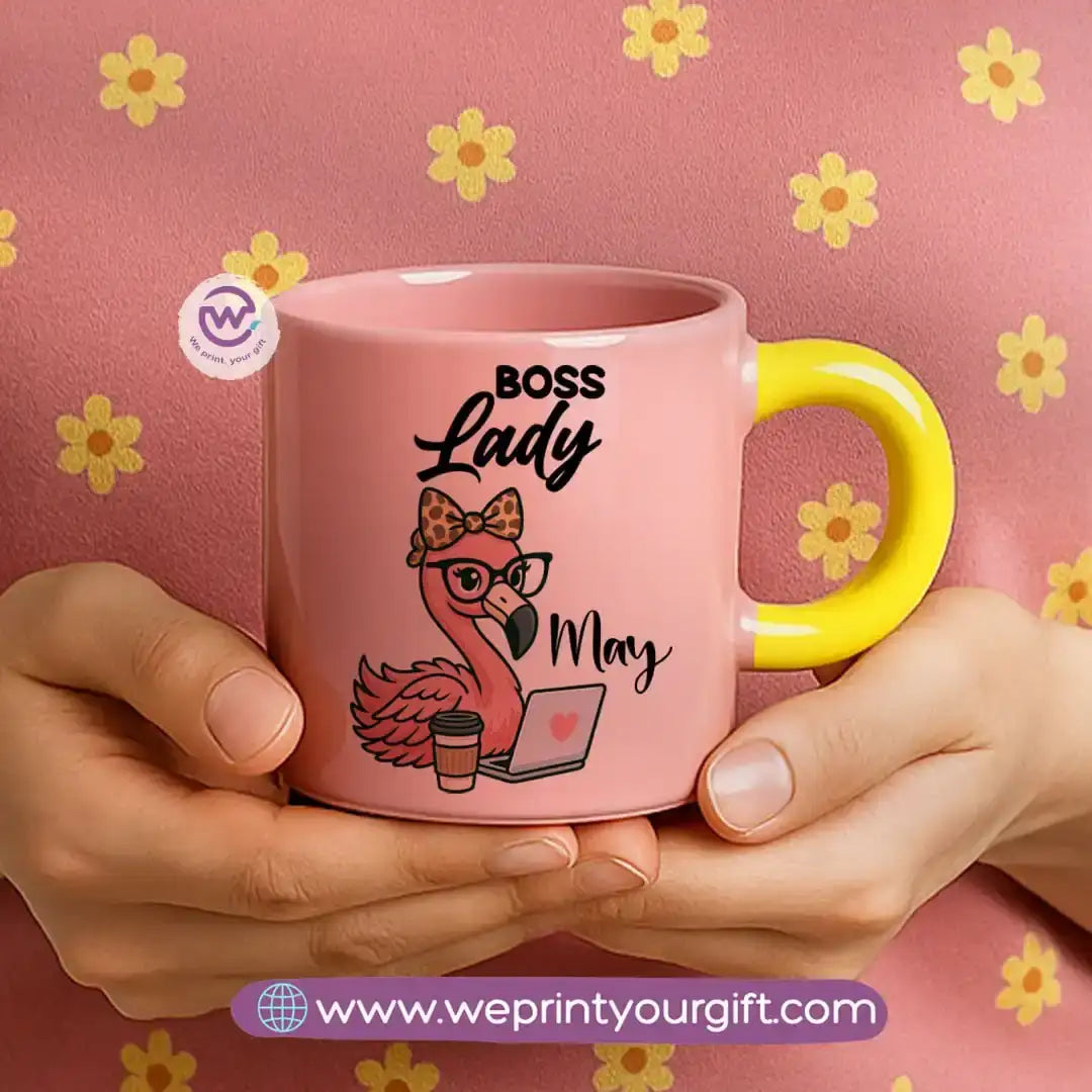 Round handle mug- Unicorn - WE PRINT