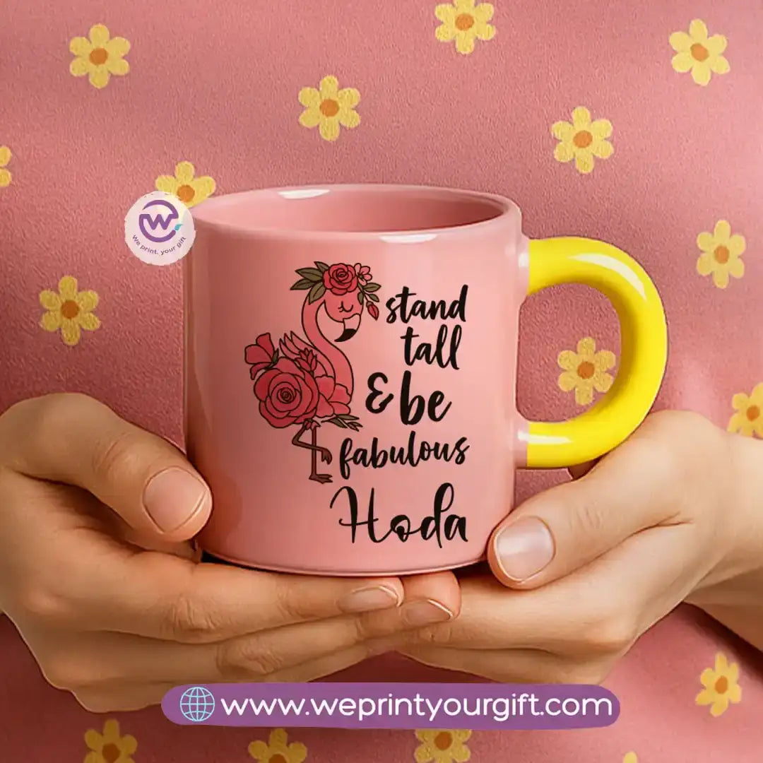 Round handle mug- Unicorn - WE PRINT