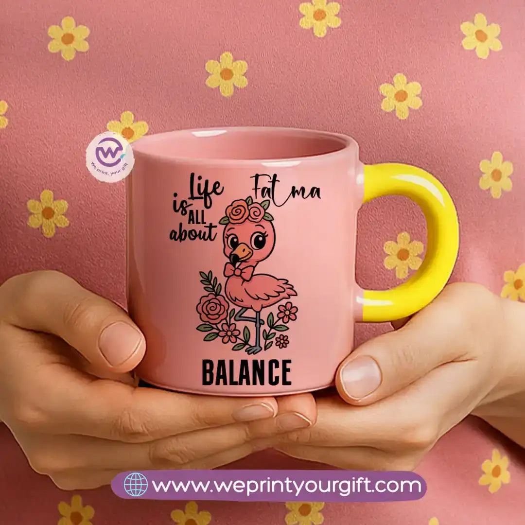 Round handle mug- Unicorn - WE PRINT