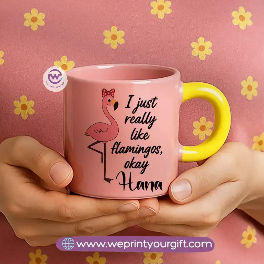 Round handle mug- Unicorn - WE PRINT