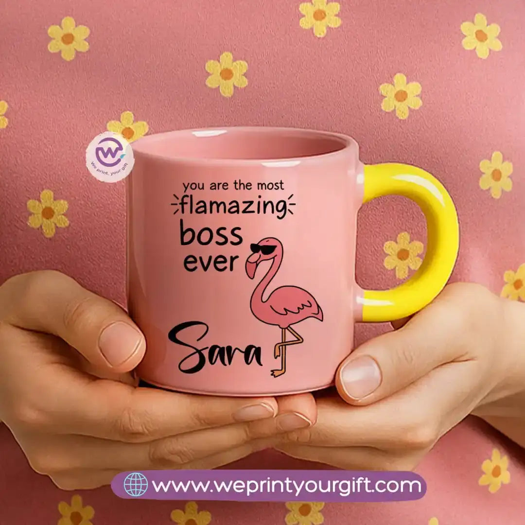 Round handle mug- Unicorn - WE PRINT