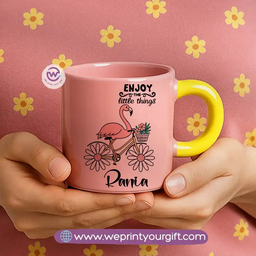 Round handle mug- Unicorn - WE PRINT