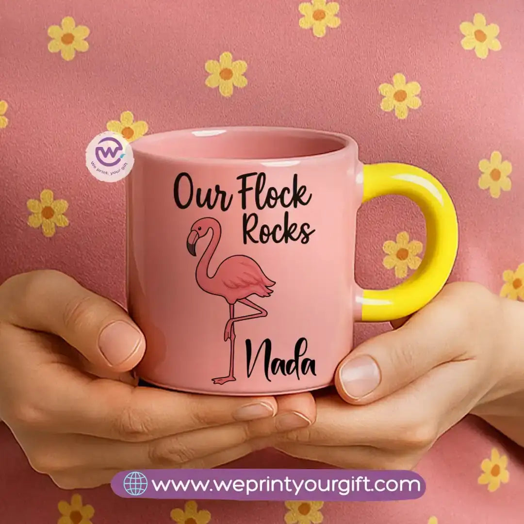 Round handle mug- Unicorn - WE PRINT