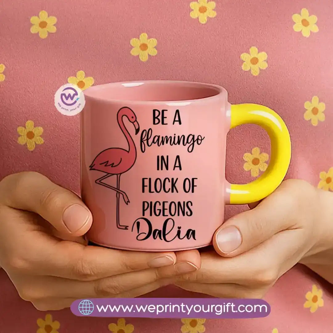 Round handle mug- Unicorn - WE PRINT