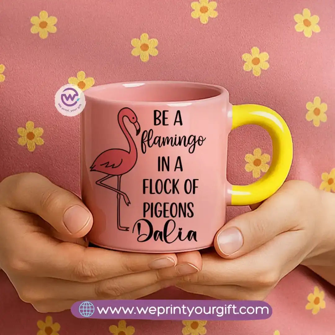Round handle mug- Unicorn - WE PRINT