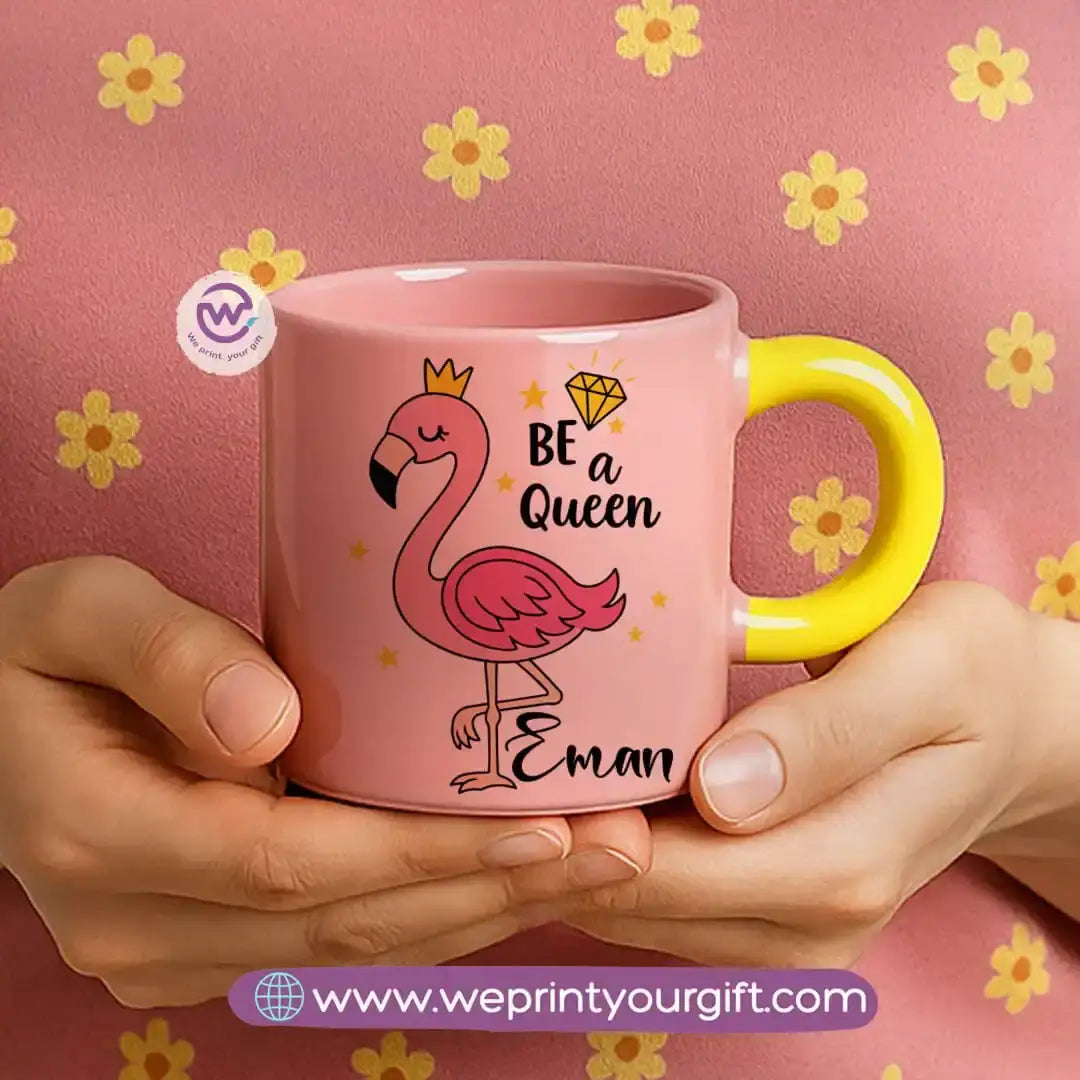 Round handle mug- Unicorn - WE PRINT