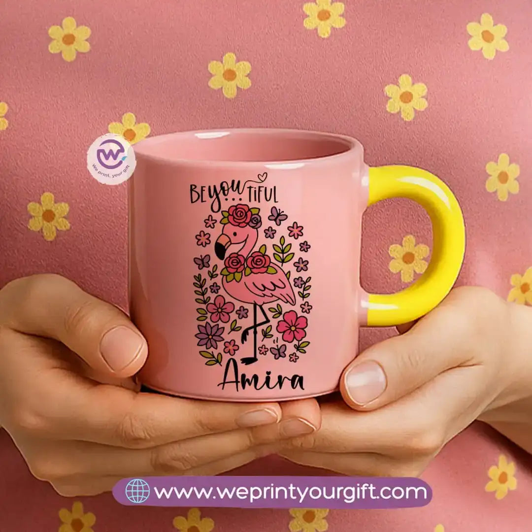 Round handle mug- Unicorn - WE PRINT