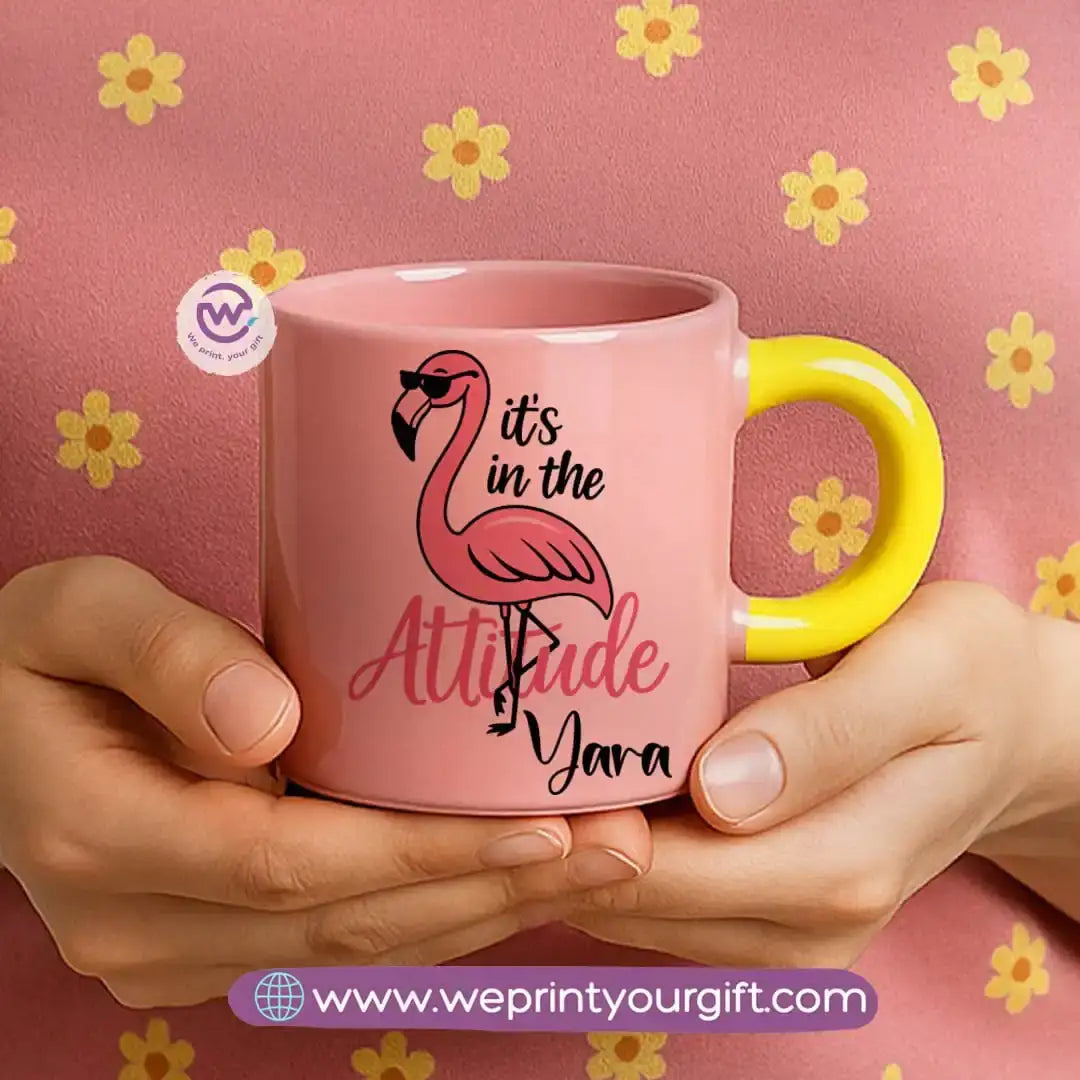 Round handle mug- Unicorn - WE PRINT