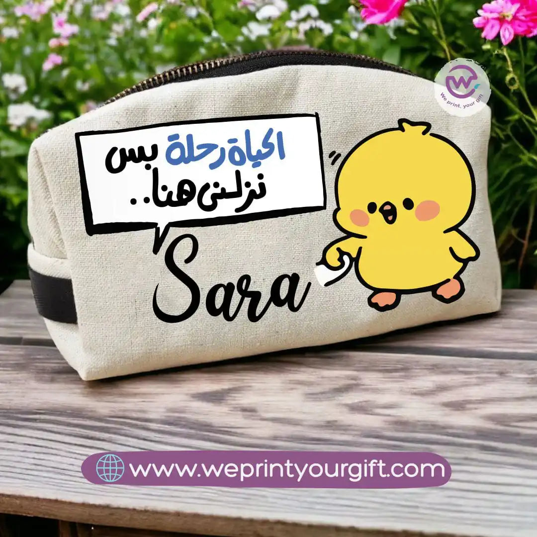Custom makeup bag-Chick comic