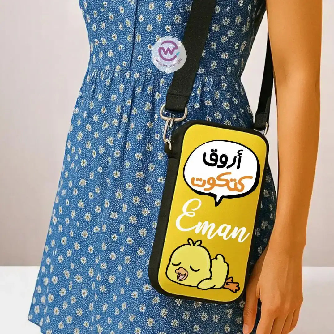 Cross-body Phone Bag-Comic - WE PRINT