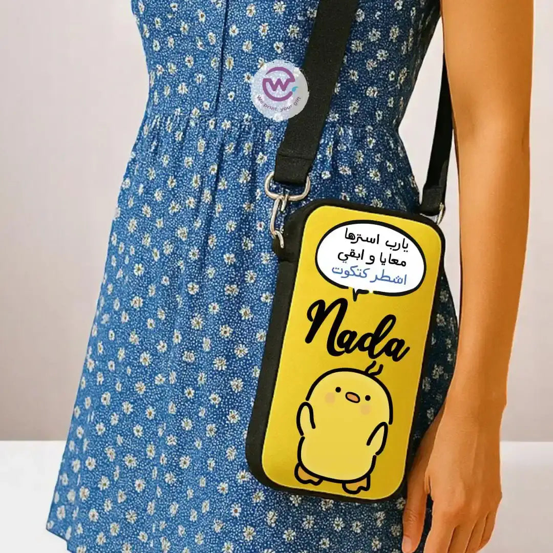 Cross-body Phone Bag-Comic - WE PRINT