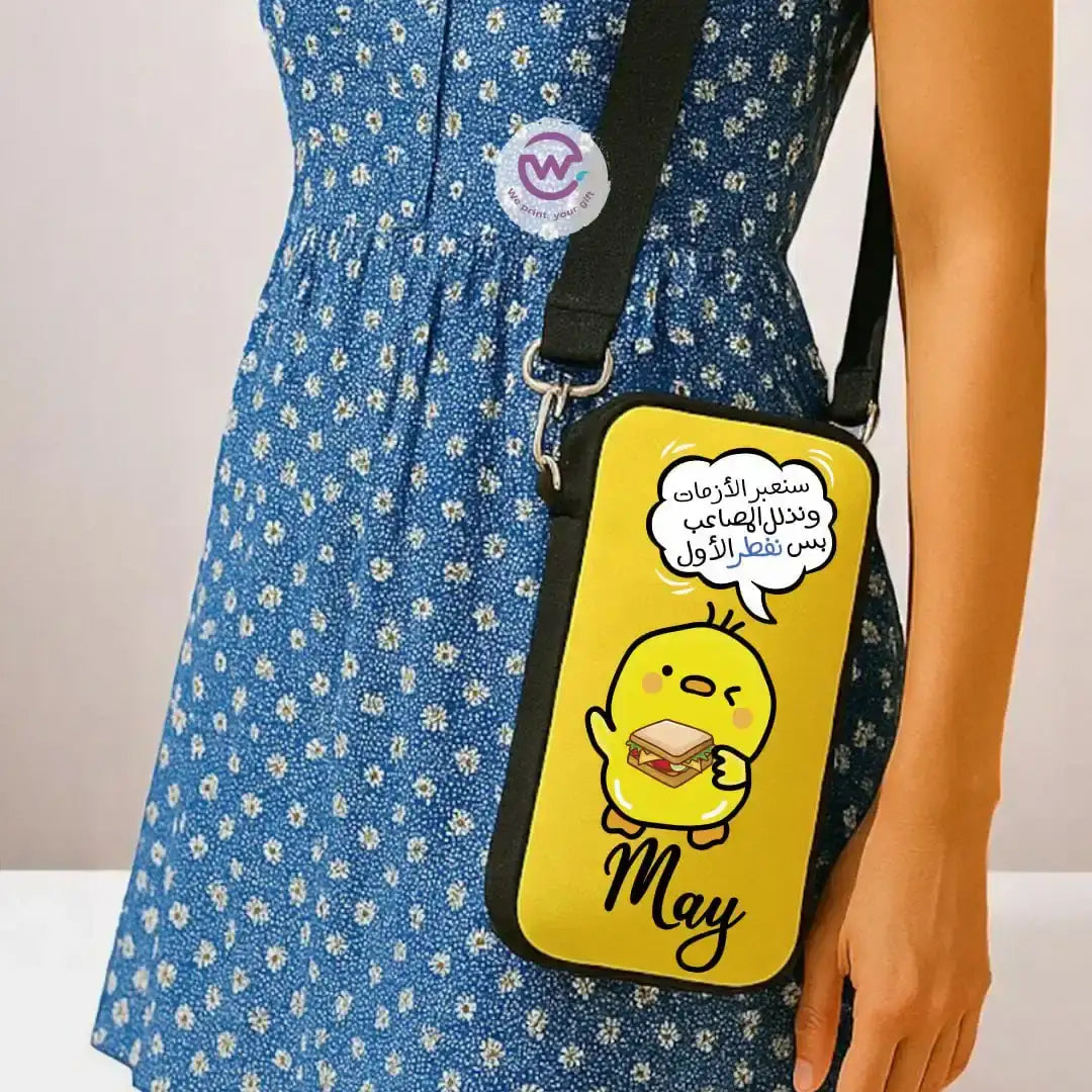 Cross-body Phone Bag-Comic - WE PRINT