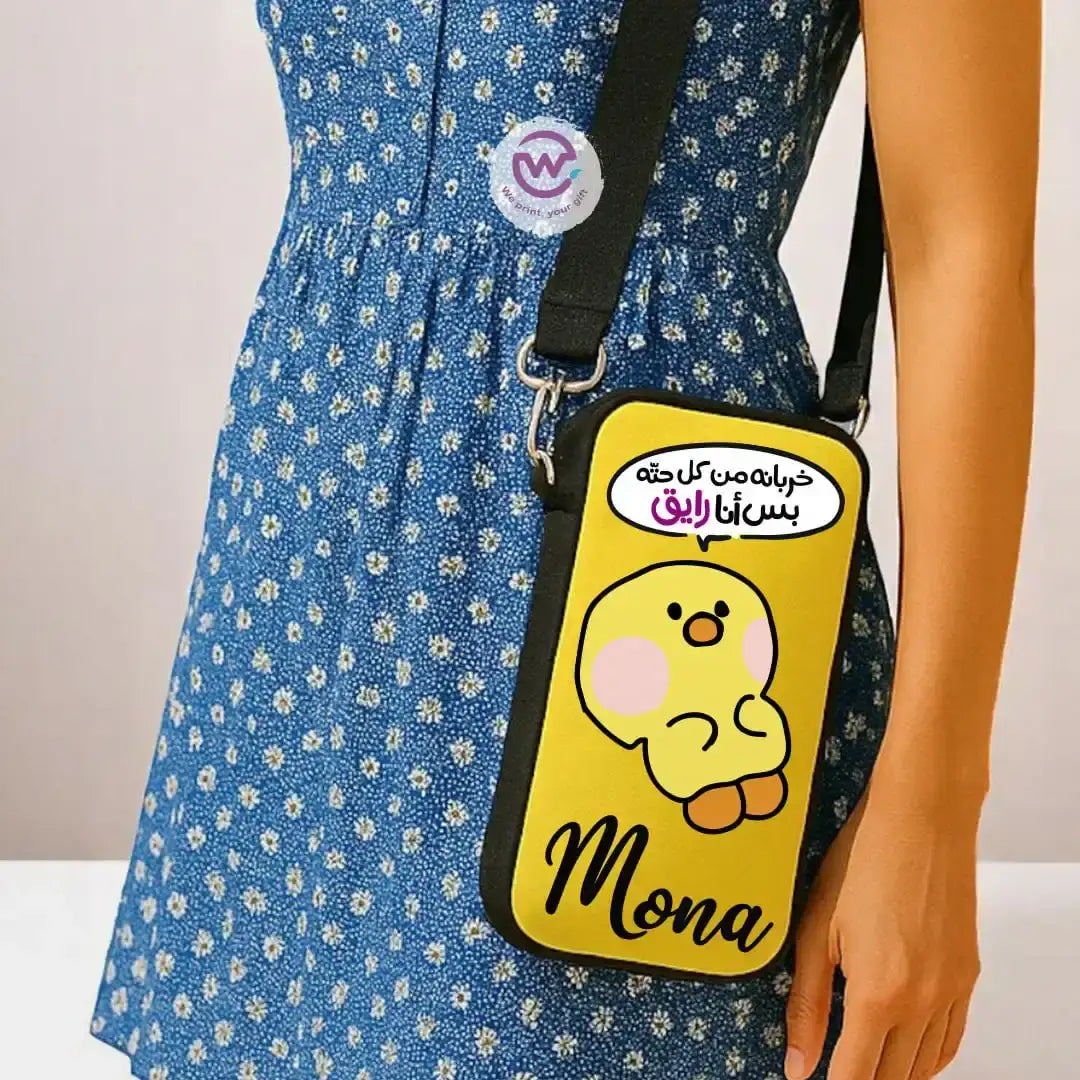 Cross-body Phone Bag-Comic - WE PRINT