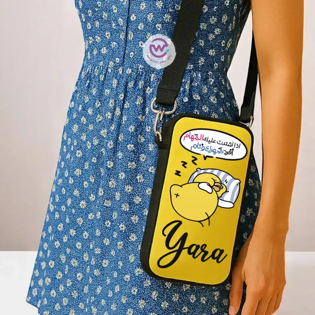 Cross-body Phone Bag-Comic - WE PRINT