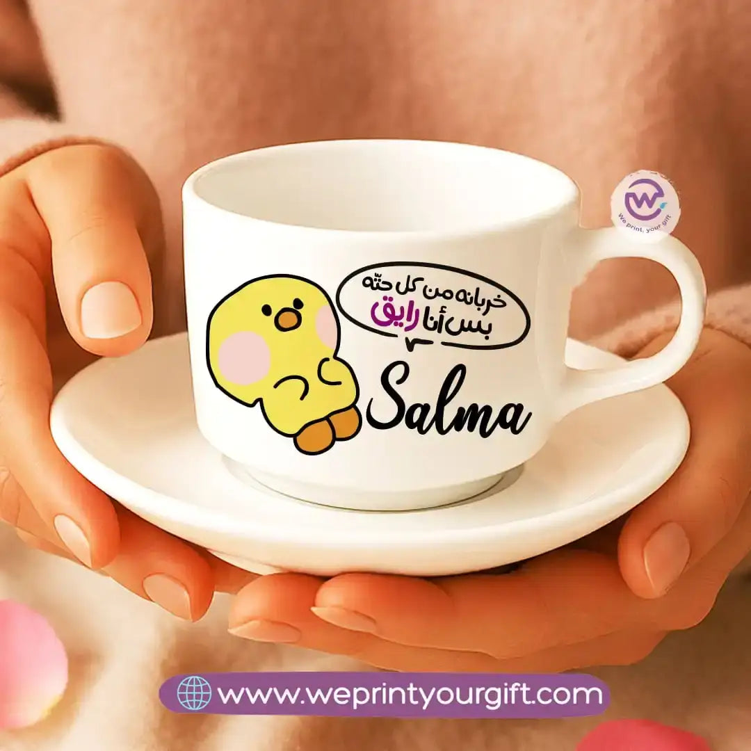 Custom Coffee Cup- Chick comic - WE PRINT