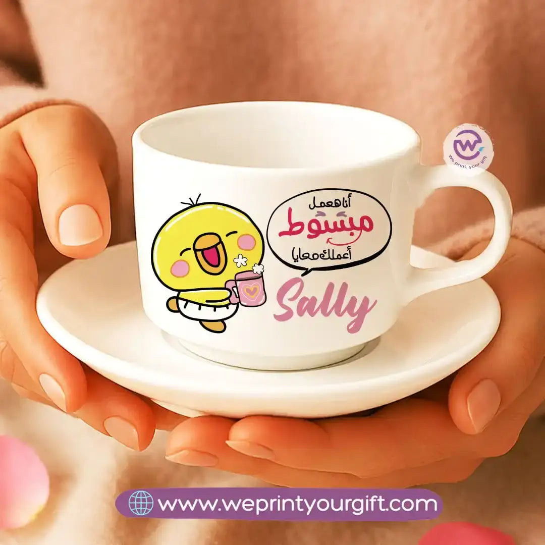 Custom Coffee Cup- Chick comic - WE PRINT
