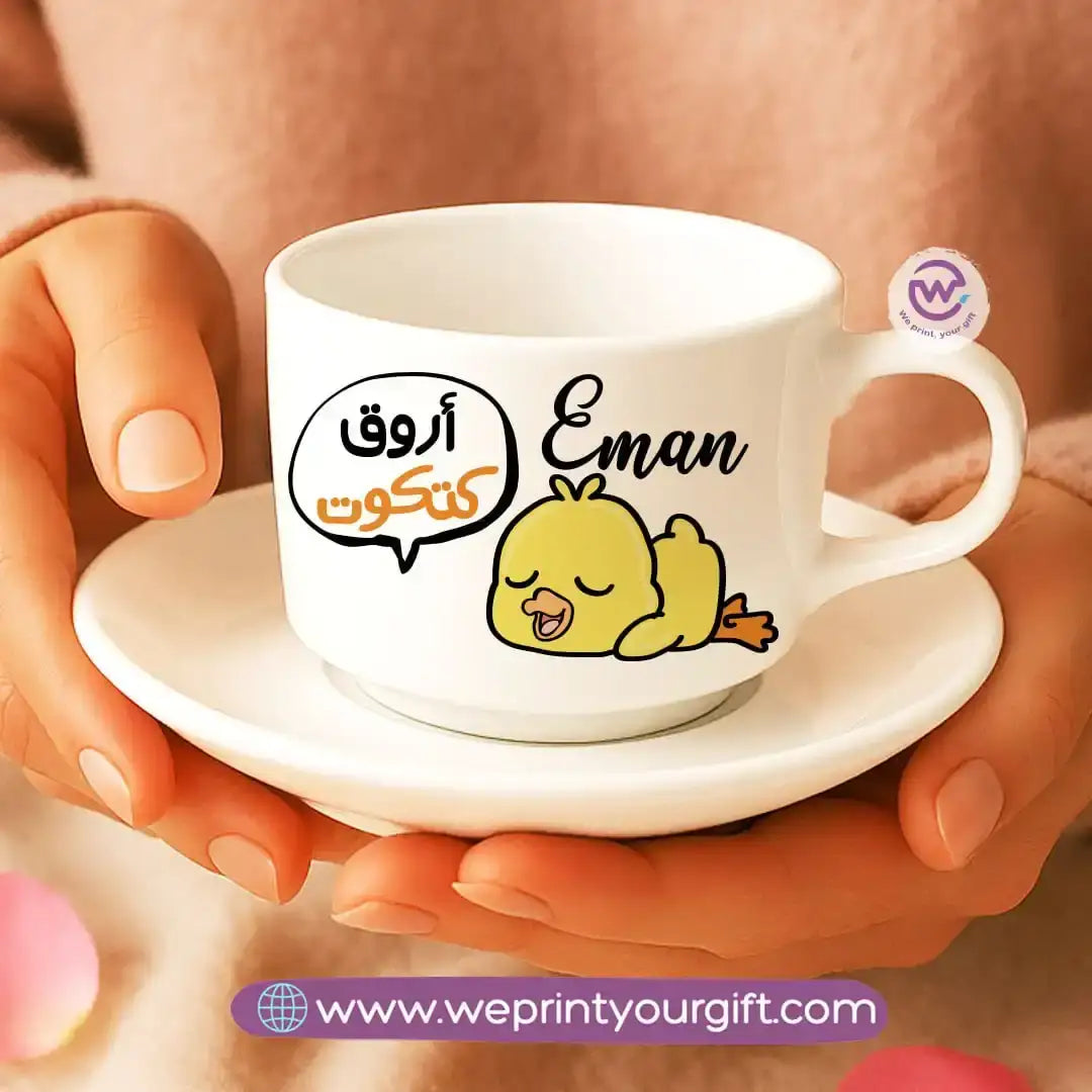Custom Coffee Cup- Chick comic - WE PRINT