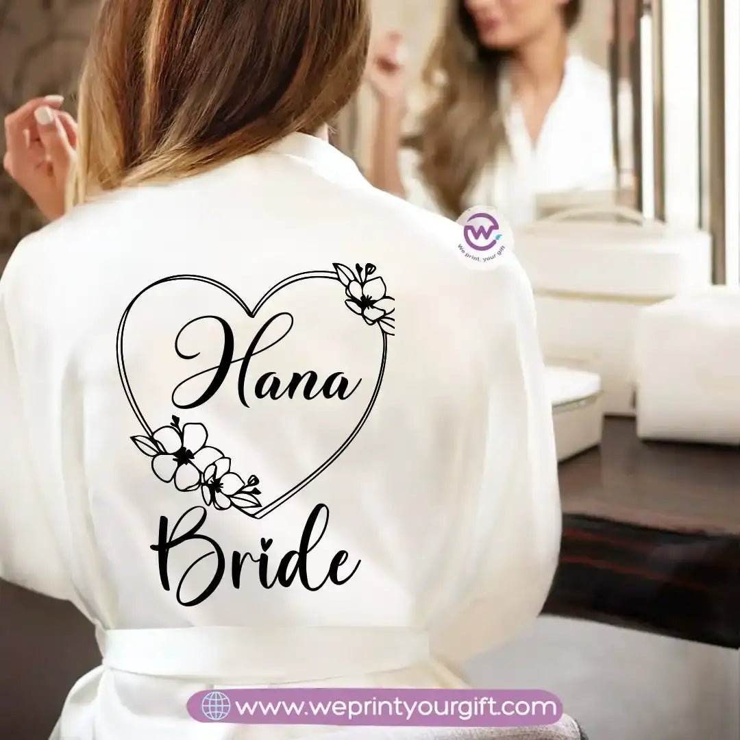 Bridal Robe-Names - WE PRINT
