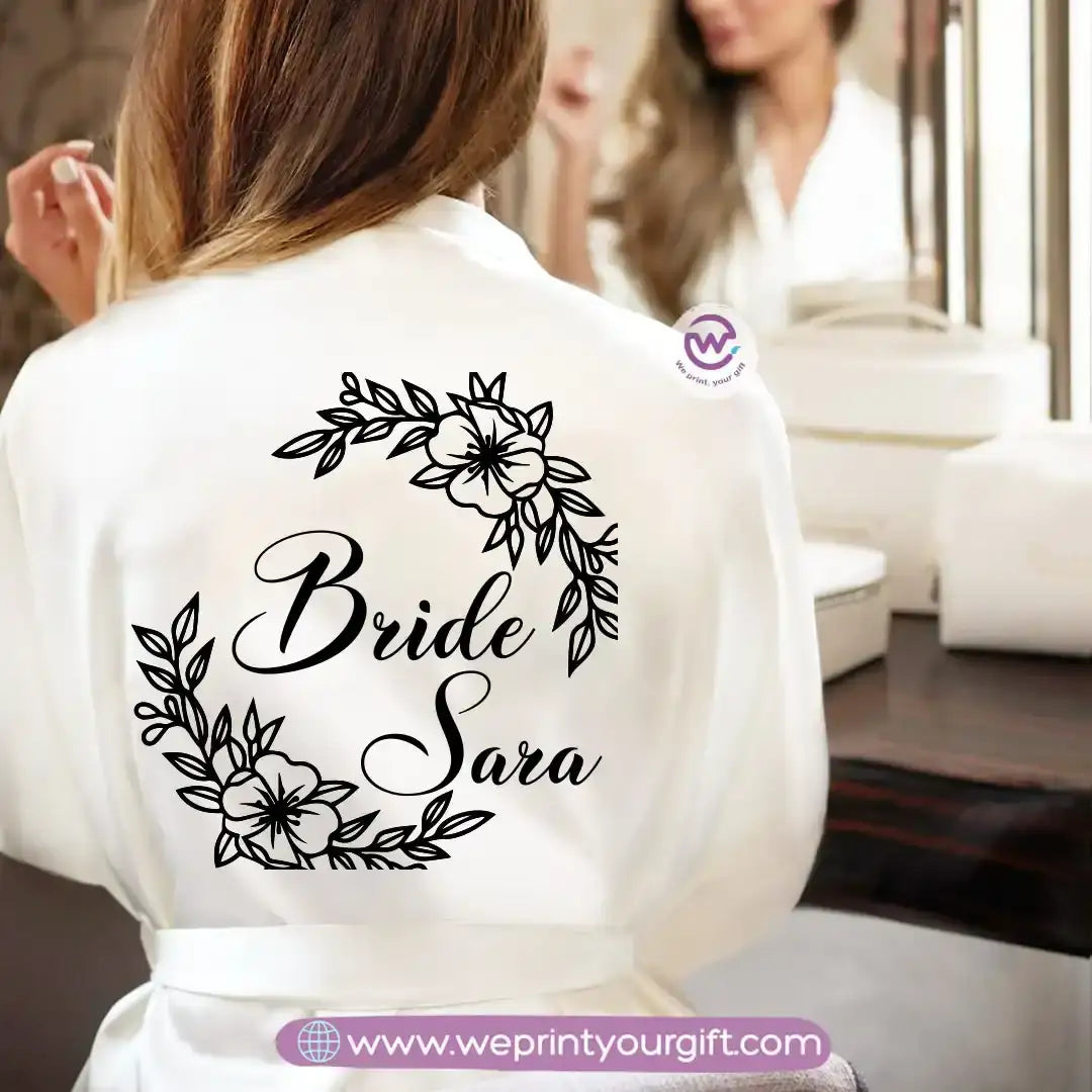 Bridal Robe-Names - WE PRINT