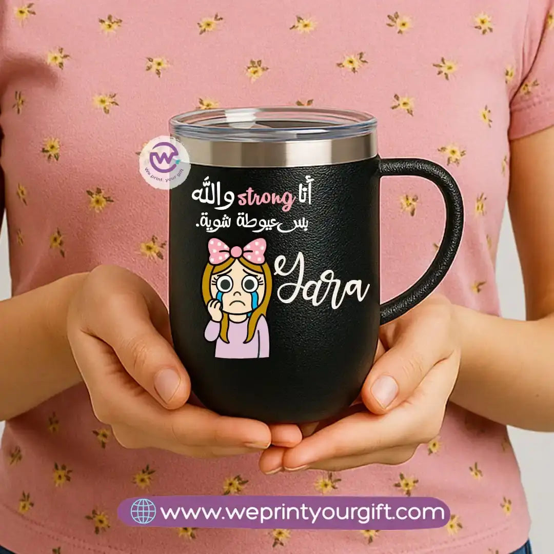 Thermal mug with acrylic lid- Comics - WE PRINT