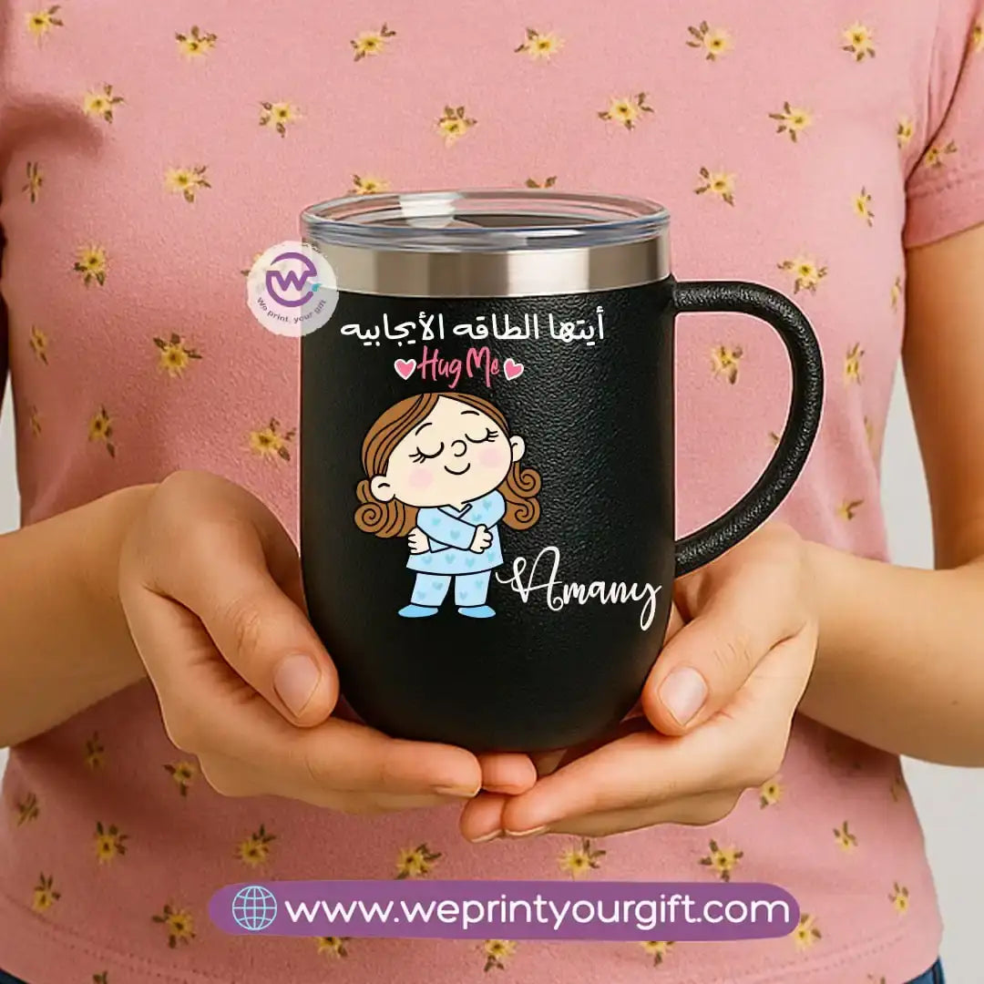 Thermal mug with acrylic lid- Comics - WE PRINT