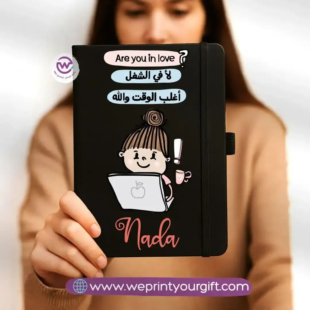 Custom notebook- Rubber notebook- Comic - WE PRINT