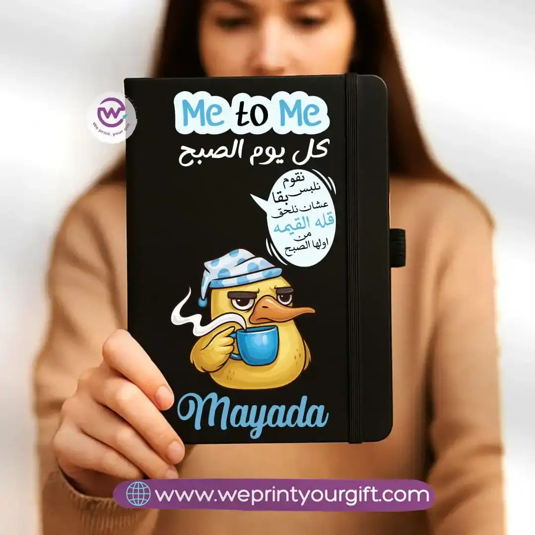 Custom notebook- Rubber notebook- Comic - WE PRINT