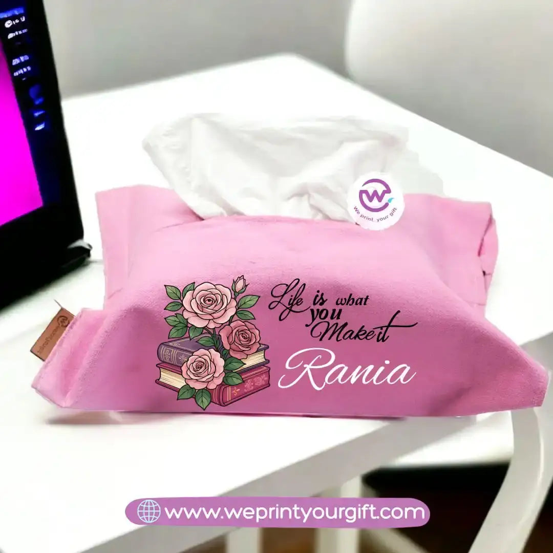 Personalized tissue holder - Motivation - WE PRINT