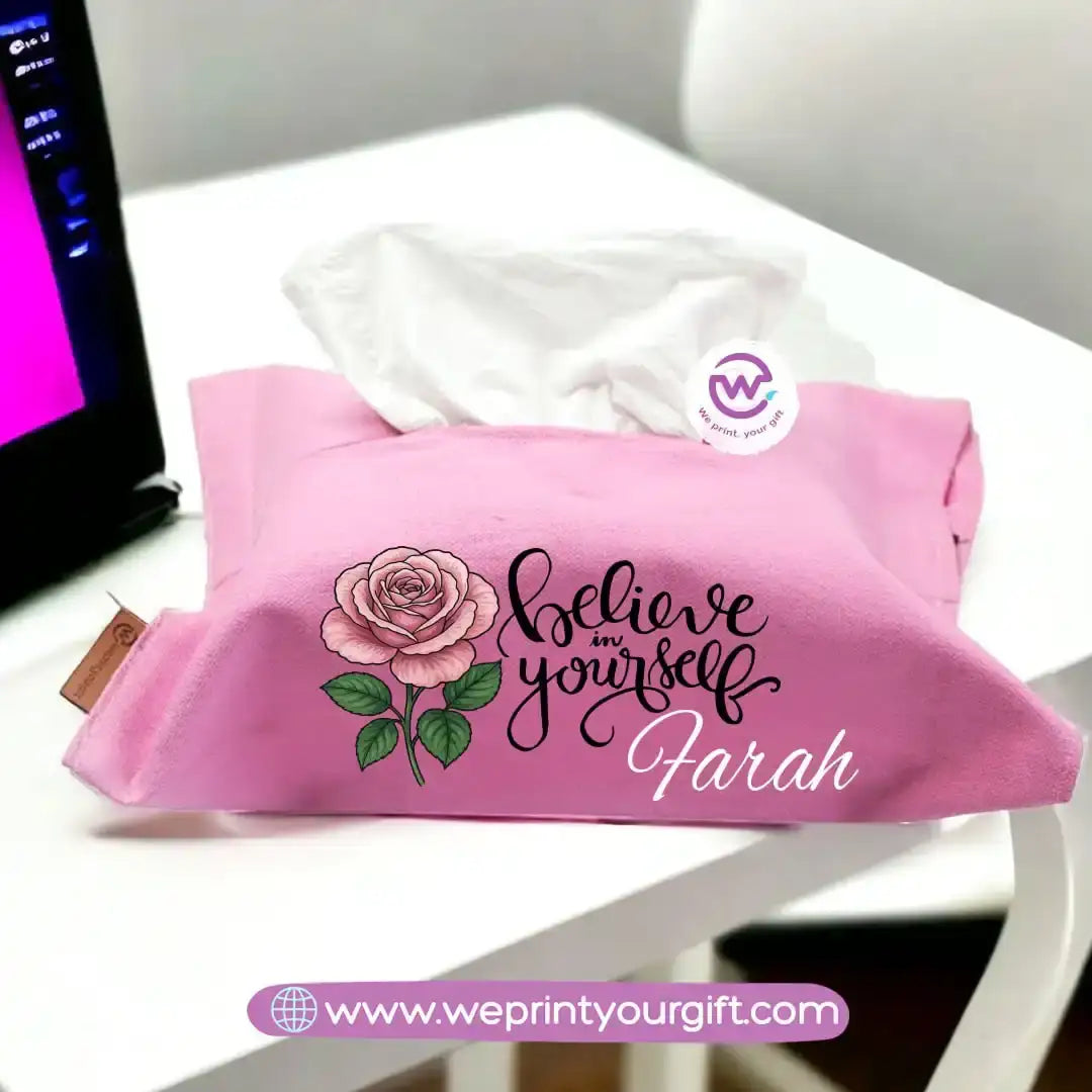 Personalized tissue holder - Motivation - WE PRINT