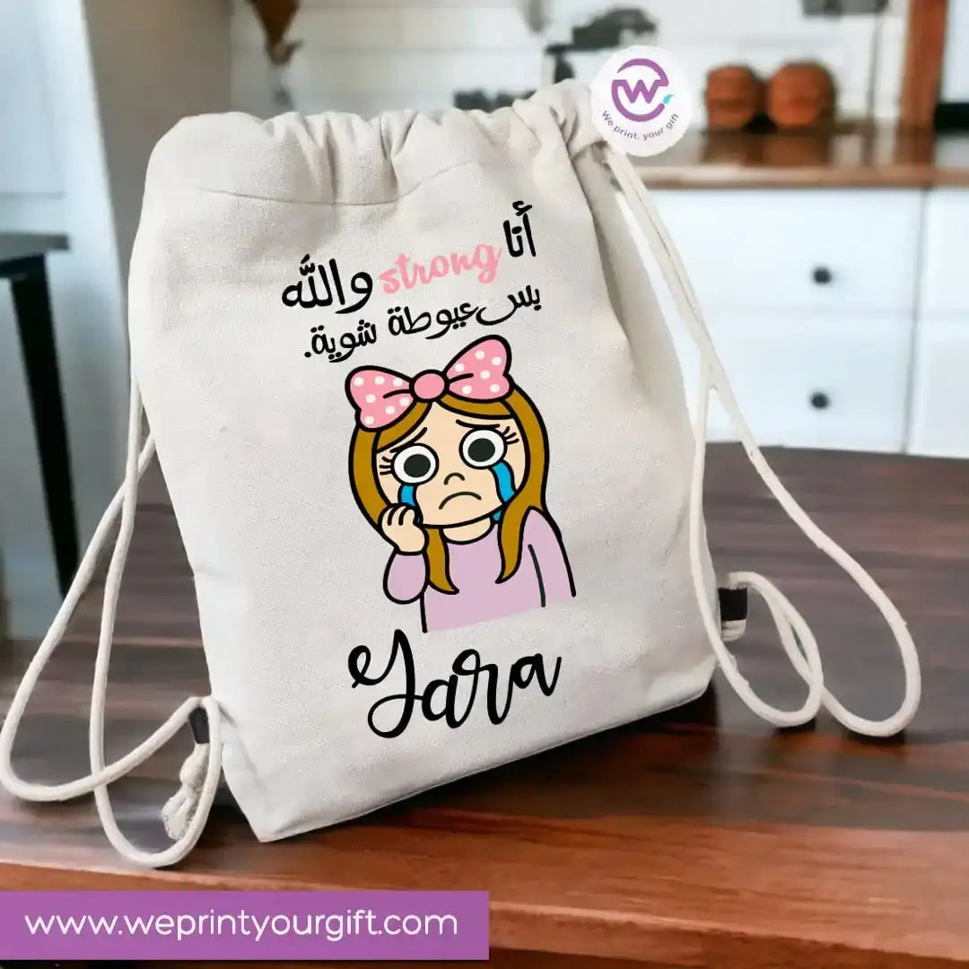 Custom bag-Drawstring bag- Comic - WE PRINT