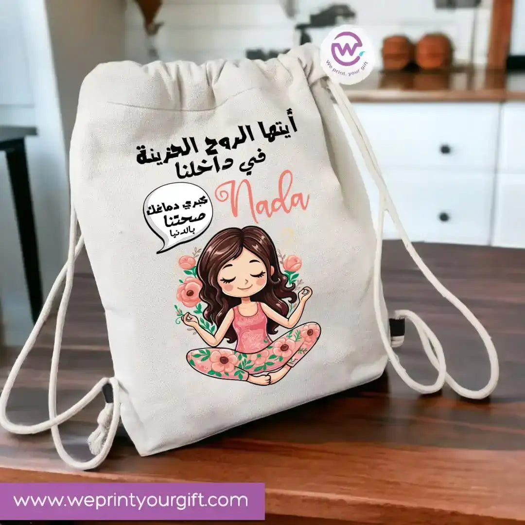 Custom bag-Drawstring bag- Comic - WE PRINT