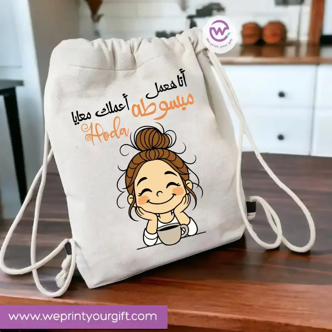 Custom bag-Drawstring bag- Comic - WE PRINT