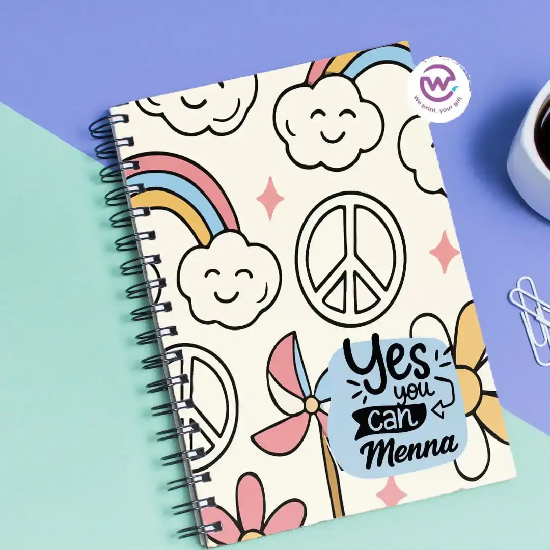 Personalized notebook- Motivation - WE PRINT