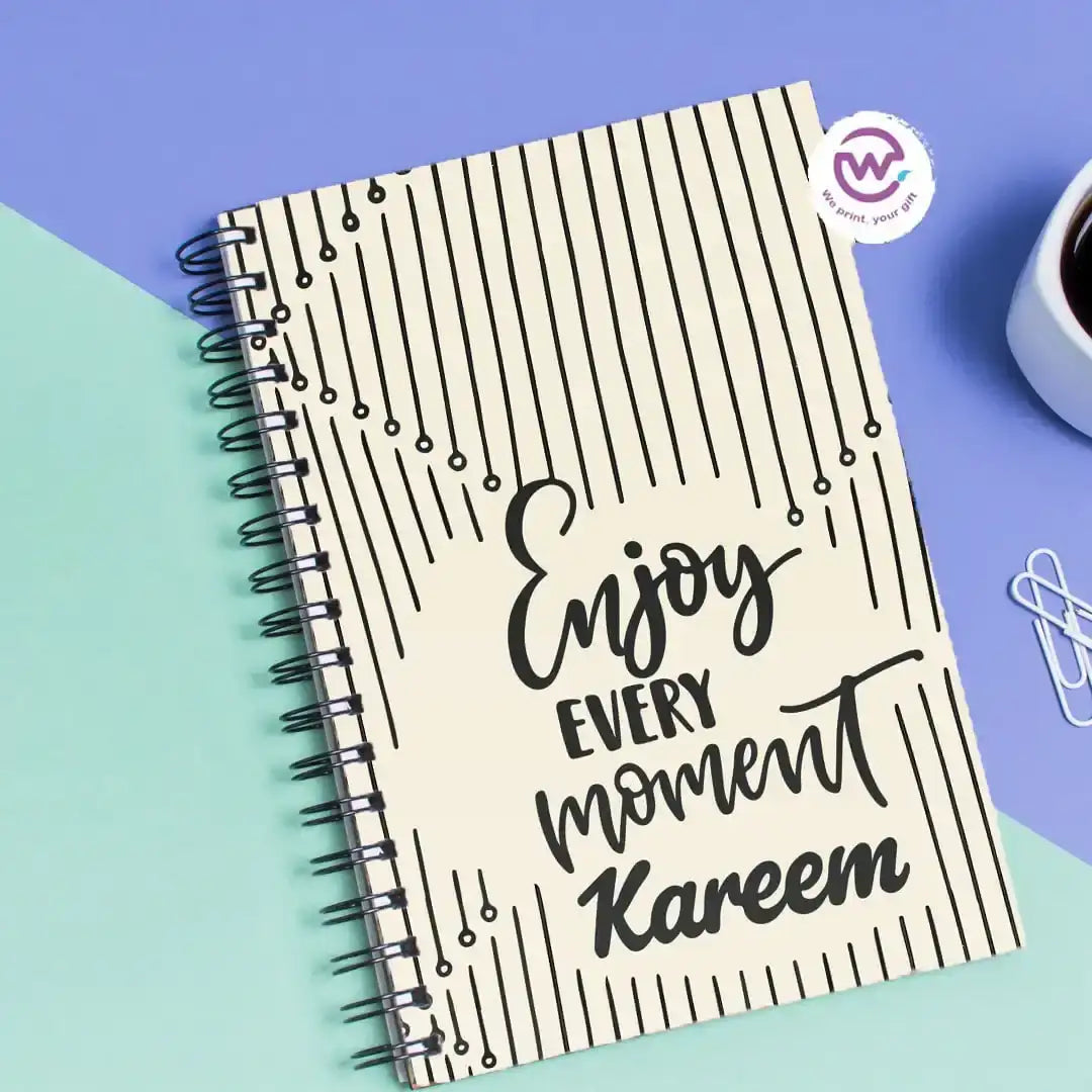Personalized notebook- Motivation - WE PRINT