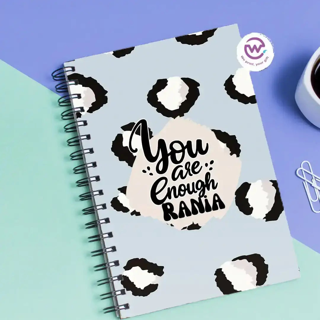 Personalized notebook- Motivation - WE PRINT