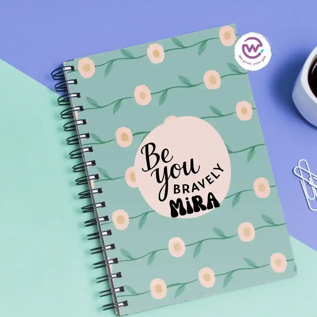 Personalized notebook- Motivation - WE PRINT